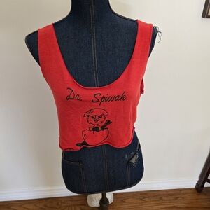 Source Unknown Red Crop Top